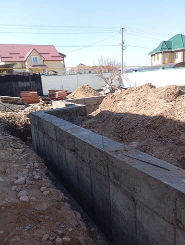 заливка фундамента вручную цена бишкек: Фундамент под ключ — 3