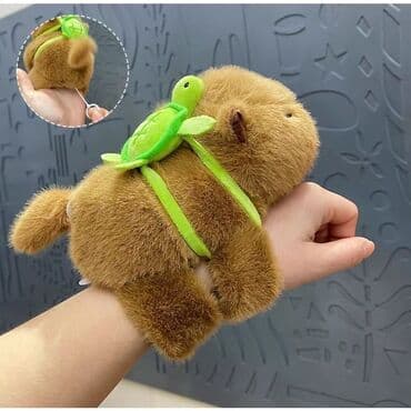 сколько стоит плюшевый медведь: Капибара браслет Новый хит тренд 2025г. капибара на руку игрушка — 1