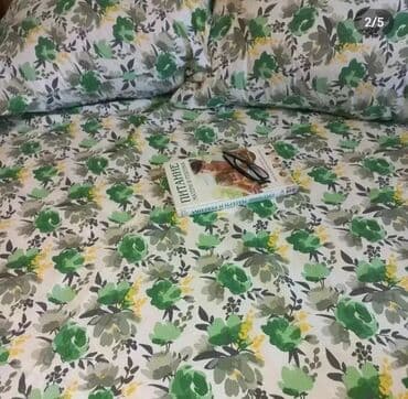 спальный набор: Постельное бельё 100% хлопок, постельное бельё, наволочки, подушки — 8