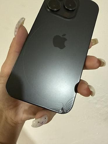 16 pro: IPhone 15 Pro, Б/у, 128 ГБ, Black Titanium, 84 % — 2