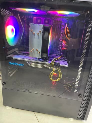 серверный: Компьютер, ядер - 16, ОЗУ 32 ГБ, Для работы, учебы, Б/у, Intel Xeon, AMD Radeon RX 580, SSD — 4