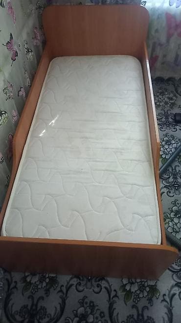 односпальный кровать: Односпальная детская кровать с бортиками + матрас - Каркас из ЛДСП в — 3