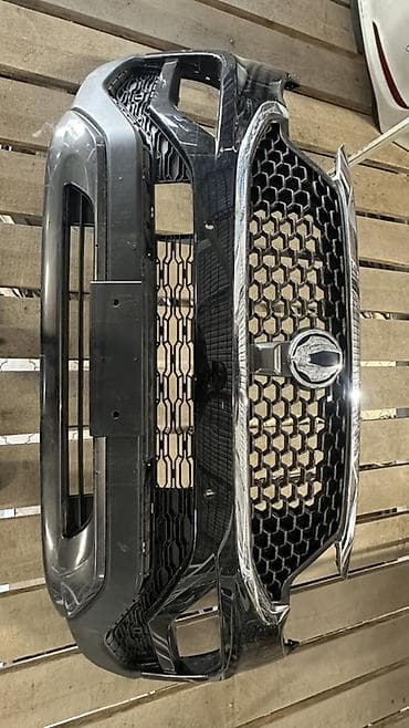 рехстон ж4: Бампер Ssangyong, Б/у, Оригинал — 1