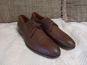 Прокат одежды: Мужские туфли, 43, Новый, цвет - Коричневый, Самовывоз, Платная доставка — 1