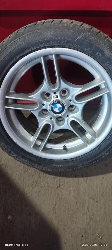 зимние шины 245 45 18: Колеса в сборе 245 / 45 / R 17, Всесезонная, Б/у, 1 шт, Легковые, Литые, отверстий - 5 — 1