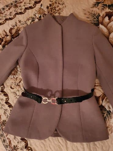 теплый и удобный: Пальто короткое, тёплое, кашемир. Турция 38 размер. Новое с ремнём — 2