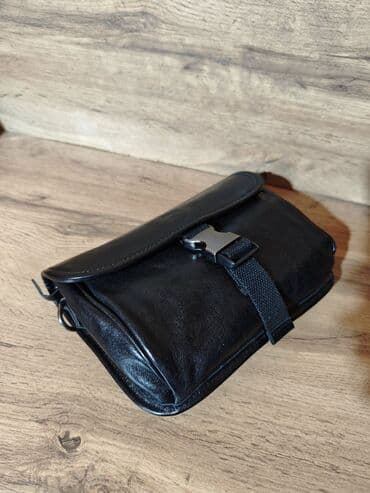 сумка и кошелек набор: Барсетка, Материал: Натуральная кожа, Новый — 5