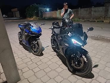 Мотоциклы: Yamaha R3 Электро-Спортбайк Черный матовый Почти новый 2025 года — 3