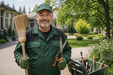 требуется дворник приходящий: 🌿 Требуется садовник-дворник Обязанности: • Уборка территории • Полив — 1