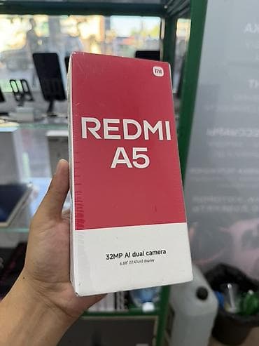 Redmi, Redmi A5, Новый, 128 ГБ, цвет - Черный, В рассрочку, 1 SIM, 2 SIM