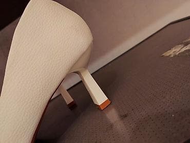 trap star: Туфли-лодочки женские, белые - Классическая модель на тонком — 4