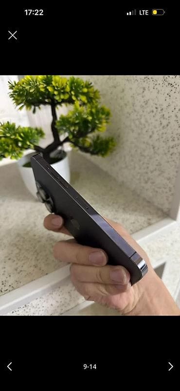 t 4: IPhone 14 Pro, Б/у, 128 ГБ, Deep Purple, Коробка, 79 % — 9