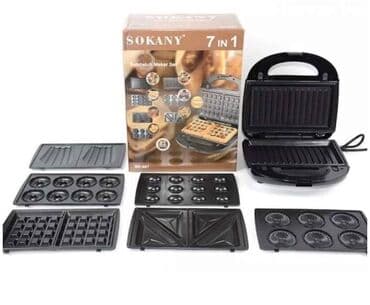 вафельница 7 в 1: Тостер, Новый, Бесплатная доставка, Самовывоз — 3