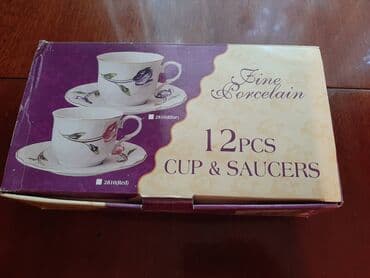 чайно кофейный набор: Продается набор чашек с блюдцами Fine Porcelain. Комплектация: Набор — 3