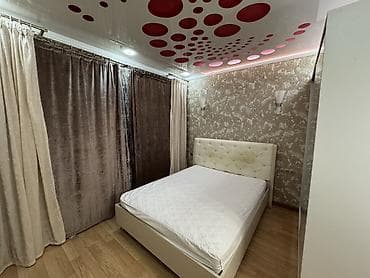 аренда кызыл аскер: 4 комнаты, Асанбай мкр Собственник, Без животных, от 1 года, С мебелью полностью — 1