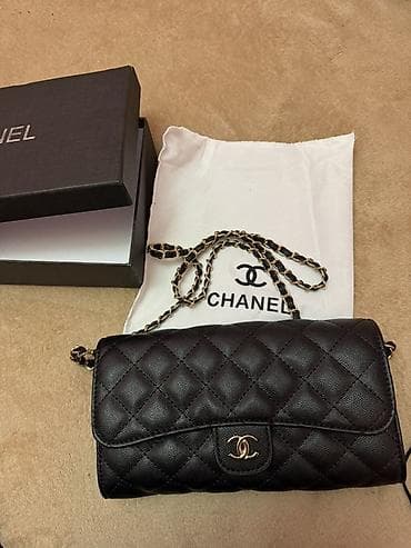 Аксессуары: Сумка Chanel Wallet on Chain (WOC), классическая модель. - Цвет — 2