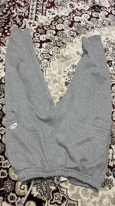 штан: Размер xl Спортивные штаны Nike карго, серые - Приятный мягкий — 2