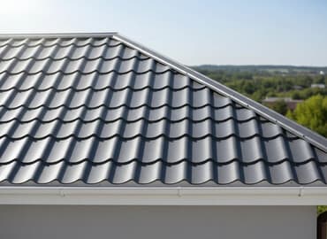 бу металочерепица: Металлочерепица различных цветов, представленная образцами для кровли — 1