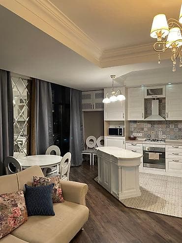 квартиры ош аренда: 3 комнаты, Собственник, Без подселения, С мебелью полностью — 1