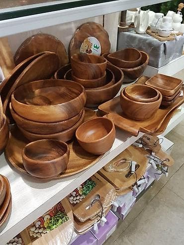 стеклянные формы: Деревянная посуда и аксессуары для сервировки/хранения - Наборы — 1