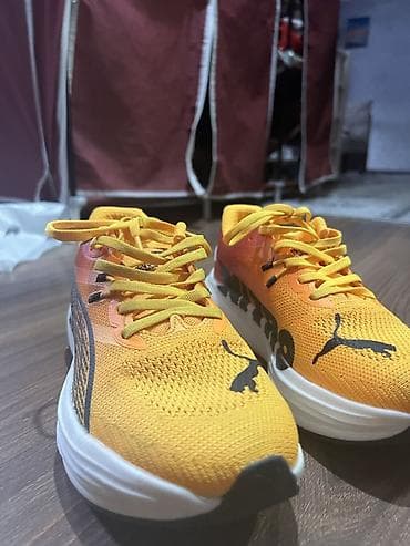 Атайын кийим: Эркектердин кроссовкасы, 36, Puma, Жаңы, түсү - Сары, Өзү алып кетүү — 4