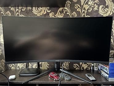 Мониторы: Монитор, MSI, Б/у, QLED, 33" - 34" — 1
