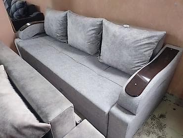 диван с подушками: Прямой диван — 4