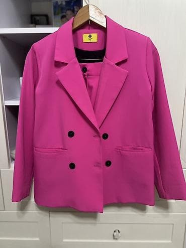 вещи hm: Комплект, цвет - Розовый, Б/у — 2