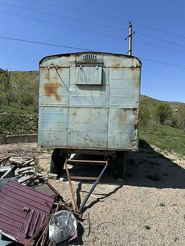 жилой вагон купить: Передвижная бытовка/вагончик на колёсном шасси - Металлический каркас — 2