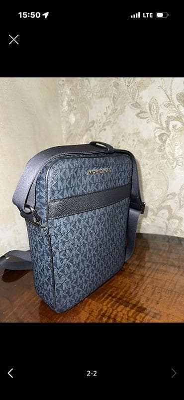 Классическая сумка, Michael Kors, Материал: Искусственная кожа, Застежка на молнии, Мужские, Б/у