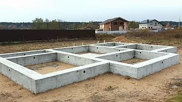 умер: Ленточный фундамент под дом/баню/гараж - Тип: монолитный — 1