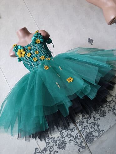 вязаное пончо для девочки: Детское платье — 10