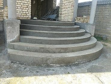 Бетон тепкичи Тышкы буюм, Тепкичтин формасы: Түз