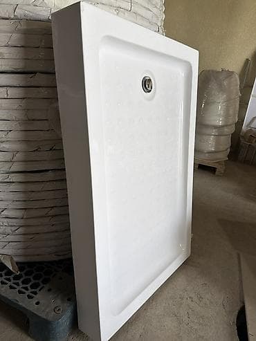 душевая поддон: Акриловый поддон для душа, прямоугольный. - Материал: глянцевый акрил — 1