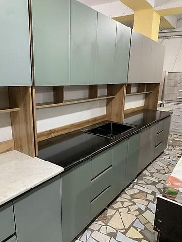 кухонный гарнитур новый: Кухонные гарнитуры современного дизайна - Прямые модули с верхними и — 6