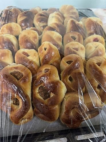 бумажные корзины: Домашняя выпечка на заказ - Пироги в противнях: песочное тесто с — 7