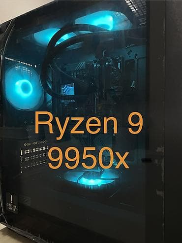 Компьютер, ядер - 16, ОЗУ 64 ГБ, Игровой, Новый, AMD Ry zen 9 Pro, NVMe — 1