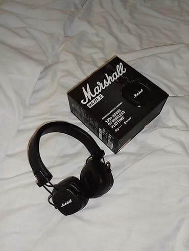 Наушник: Зымсыз кулакка кийилме кулакчындар, Marshall, Жаңы — 3