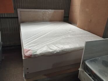 кровать с шухлядами: Двуспальная кровать, Новый, С матрасом, длина - 200 см — 5