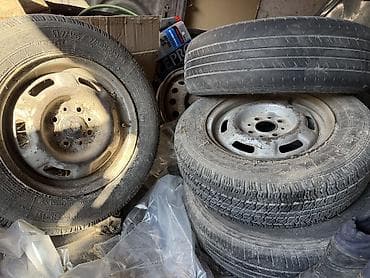 домик вагон: Колеса в сборе R 13, Всесезонная, Б/у — 1