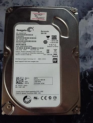 Накопитель для ПК, Новый, Seagate, HDD, 512 ГБ, 3.5", Для ПК