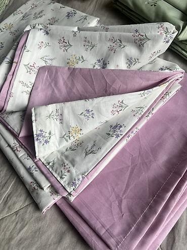 Одеяла и пледы: Постельное бельё из хлопка, несколько расцветок и комплектов — 5