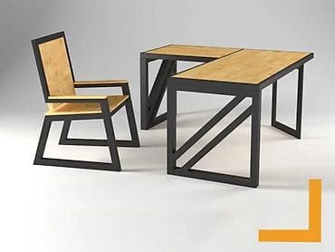 Строительные леса, стойки: Комплект садовой мебели — 1