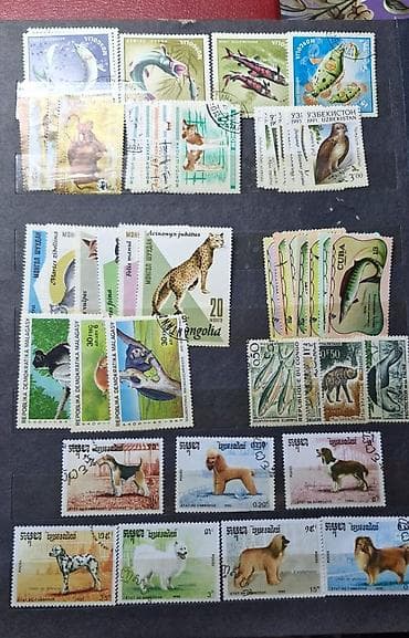 Көркөм өнөр жана коллекциялоо: Коллекция почтовых марок с орнитологической и микологической — 10