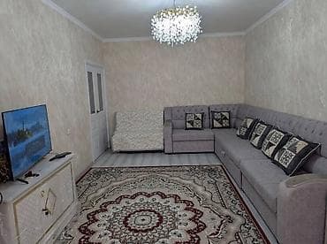 Квартиры: 1 комната, 44 м², Кок-Жар ж/м 106 серия, 2 этаж, Евроремонт — 5
