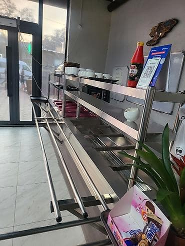 линия раздачи для столовой: Линия раздачи для столовой/кафе из нержавеющей стали Комплектация и — 4