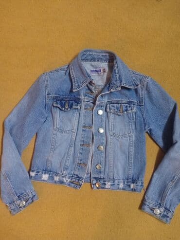 джинсы голубые: Джинсовая куртка на 8 лет,рост 128 состояние хорошее, хорошего — 1