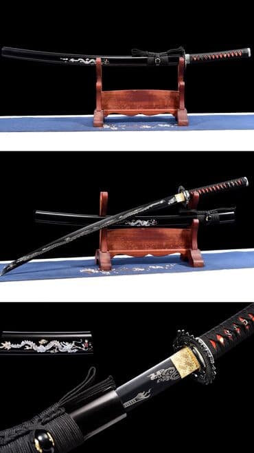 Велосипеды: Катана Стальные Сувенирные Мечи Катаны из разных сталей (Порошковая — 5