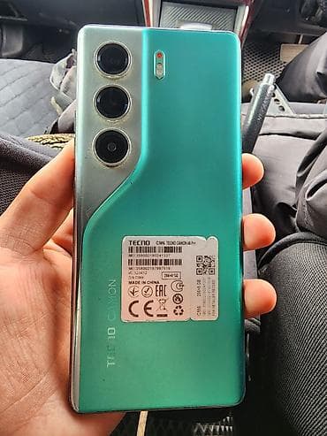 macbook air i7: Tecno Camon, Б/у, 256 ГБ, цвет - Зеленый, 2 SIM — 1
