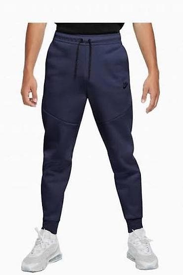 фитнес одежды: Мужские брюки, S, M, Nike, Б/у, цвет - Синий — 2